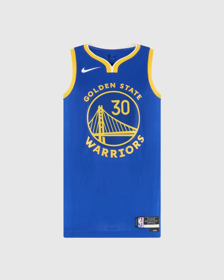 Nike NBA Canotta Golden State Warriors Icon Edition 2022/23 Curry Blu Uomo