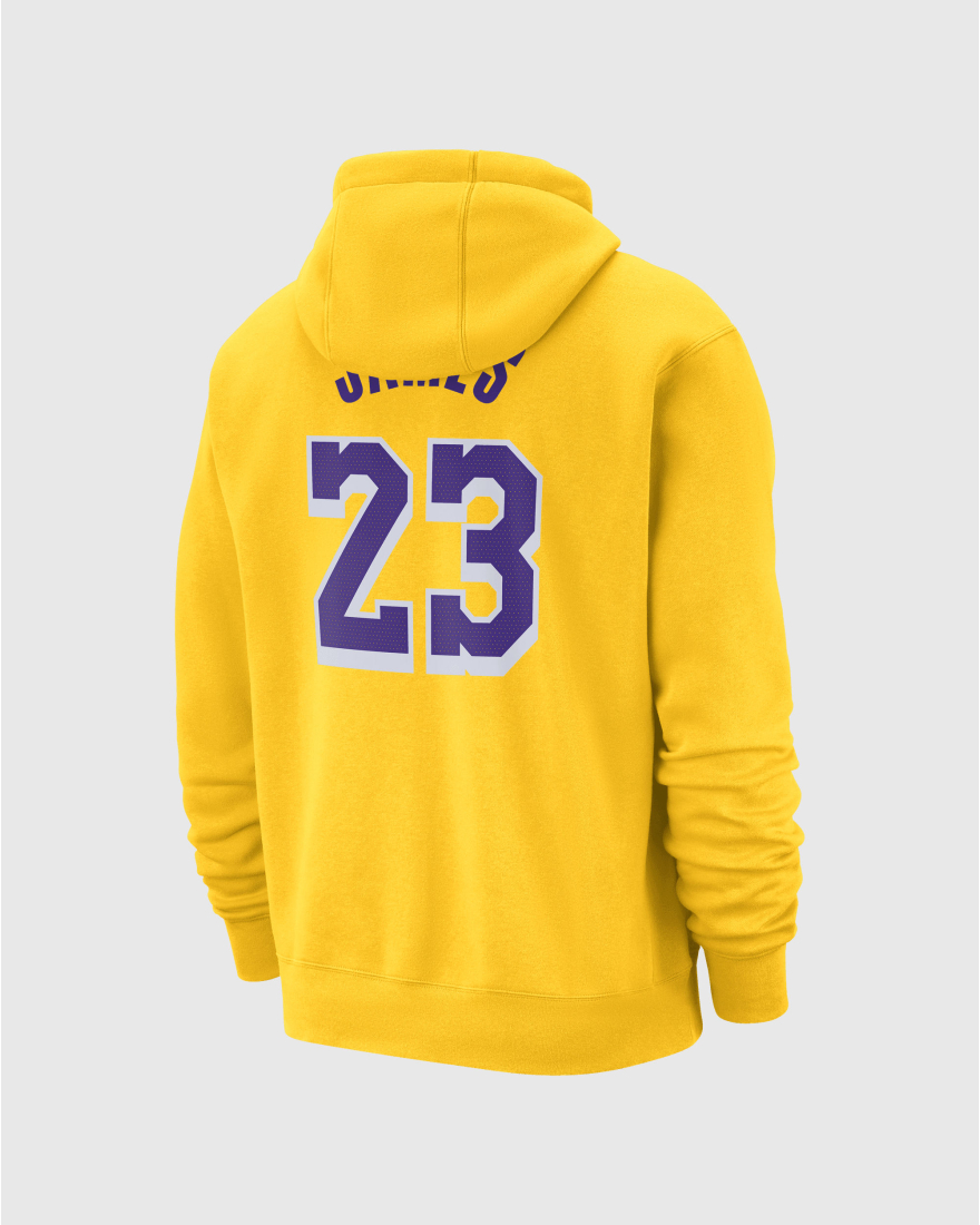 Lakers Nike Lebron Giallo Maglia Nike NBA Lakers LeBron James Icon