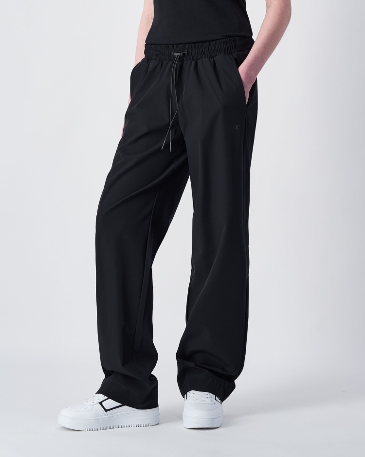 Pantaloni a Gamba Larga C-Tech Nero Donna