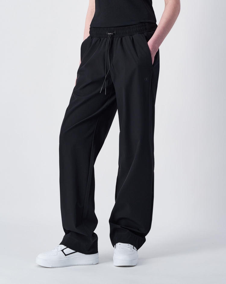 Pantaloni a Gamba Larga C-Tech Nero Donna