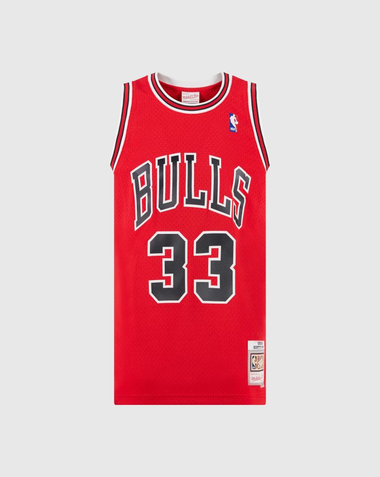 Mitchell&Ness Canotta Chicago Bulls Scottie Pippen 1997 Rosso Uomo