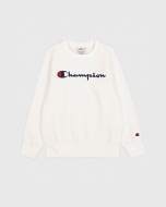 Felpa con logo grande Bianco Bambino