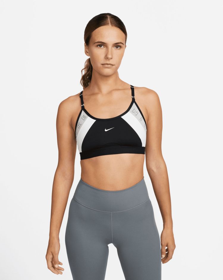 Nike Bra Dri-FIT Indy Logo Nero Donna