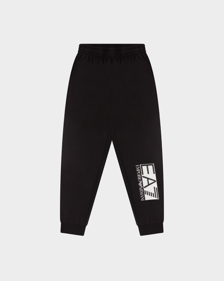 Emporio Armani EA7 Pantalone in felpa Train Logo Nero Bambino