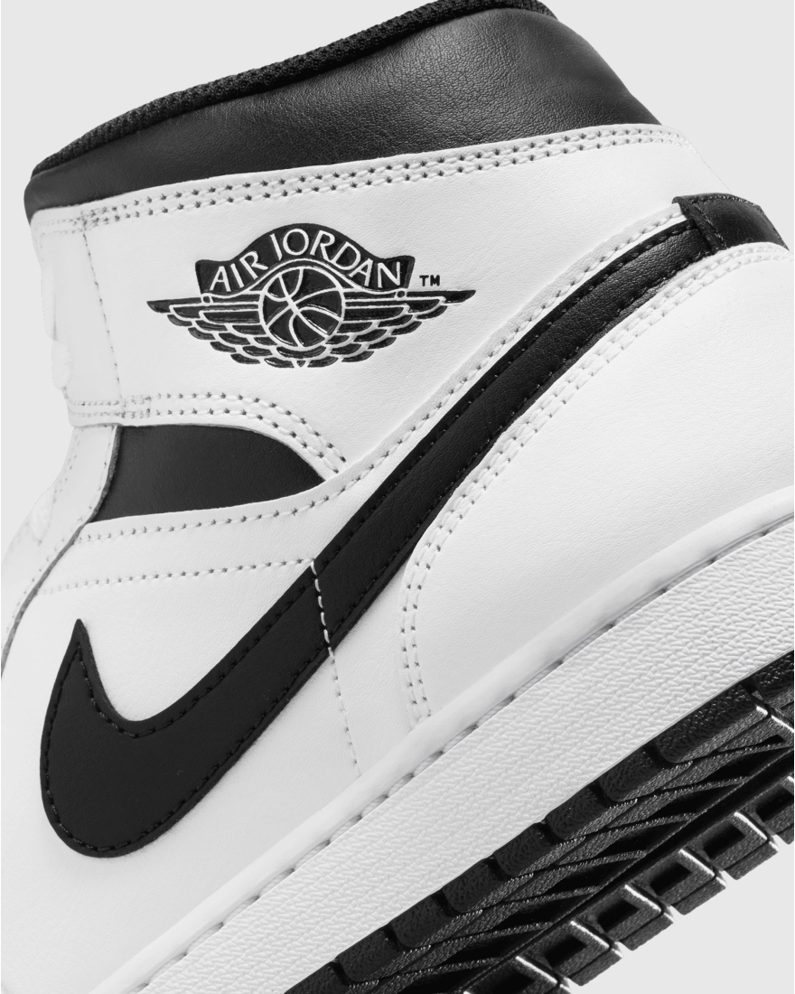Nike air jordan 1 mid bianche e nere new arrivals
