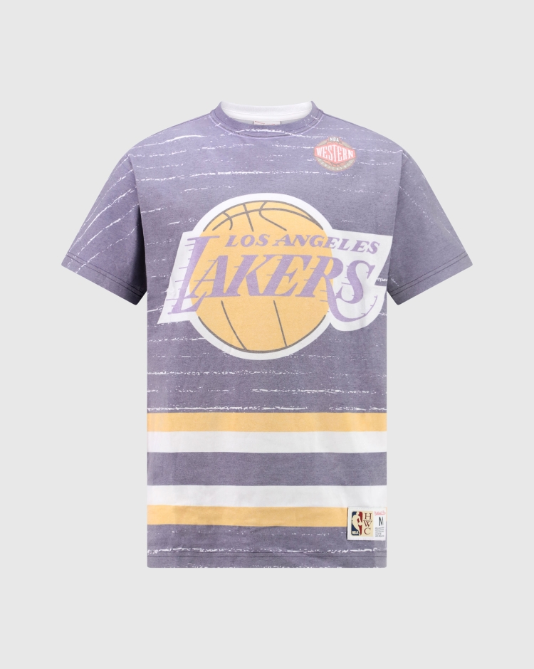 Mitchell&Ness NBA Jumbotron 3.0 T-Shirt Los Angeles Lakers Uomo