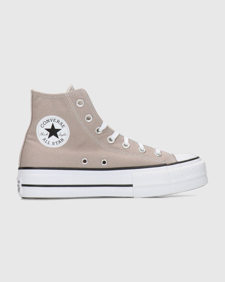 Converse Chuck Taylor All Star Lift Hi Canvas Beige Donna