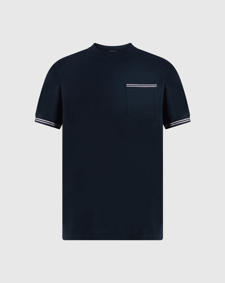 Colmar Originals T-Shirt Regular Pique Blu Uomo