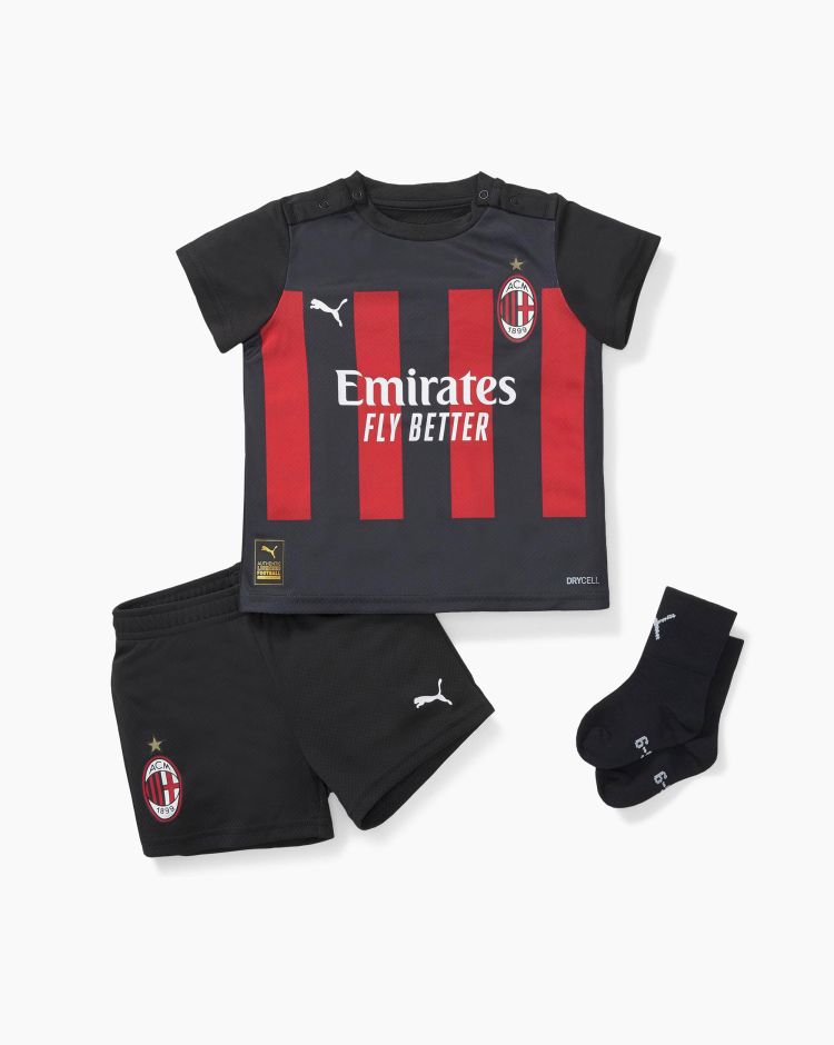 Puma AC Milan Home Babykit 2022/2023 Nero Bambino