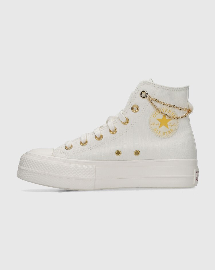 Converse Chuck Taylor All Star Lift Hi Bianco Donna