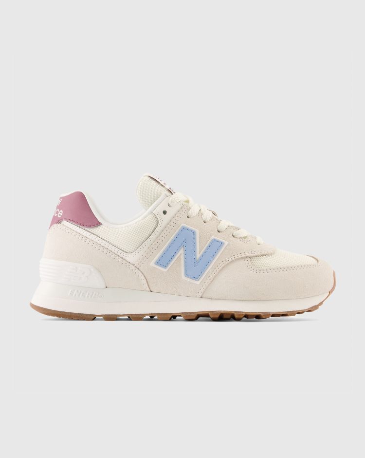 New Balance 574 Green Leaf Blu Donna