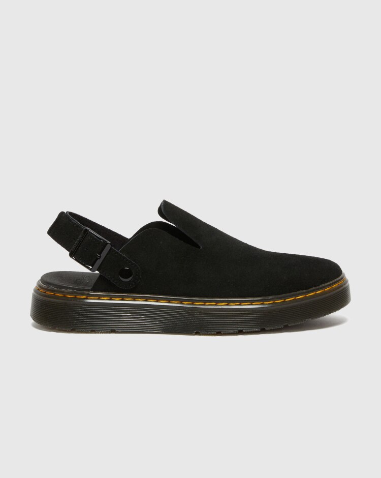 Dr. Martens Carlson Suede Nero Donna