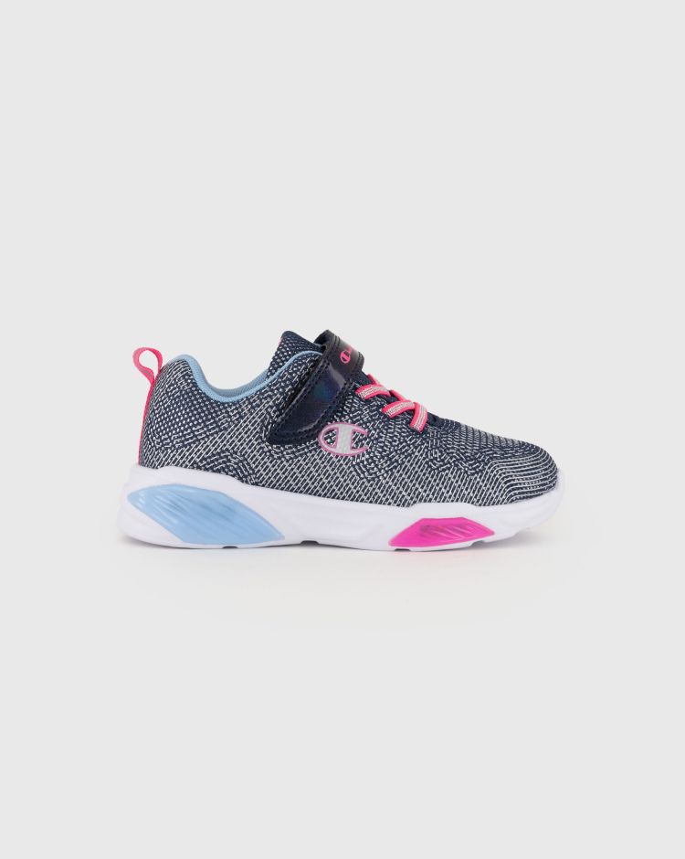 Champion Wave Sparkle Blu Bambina