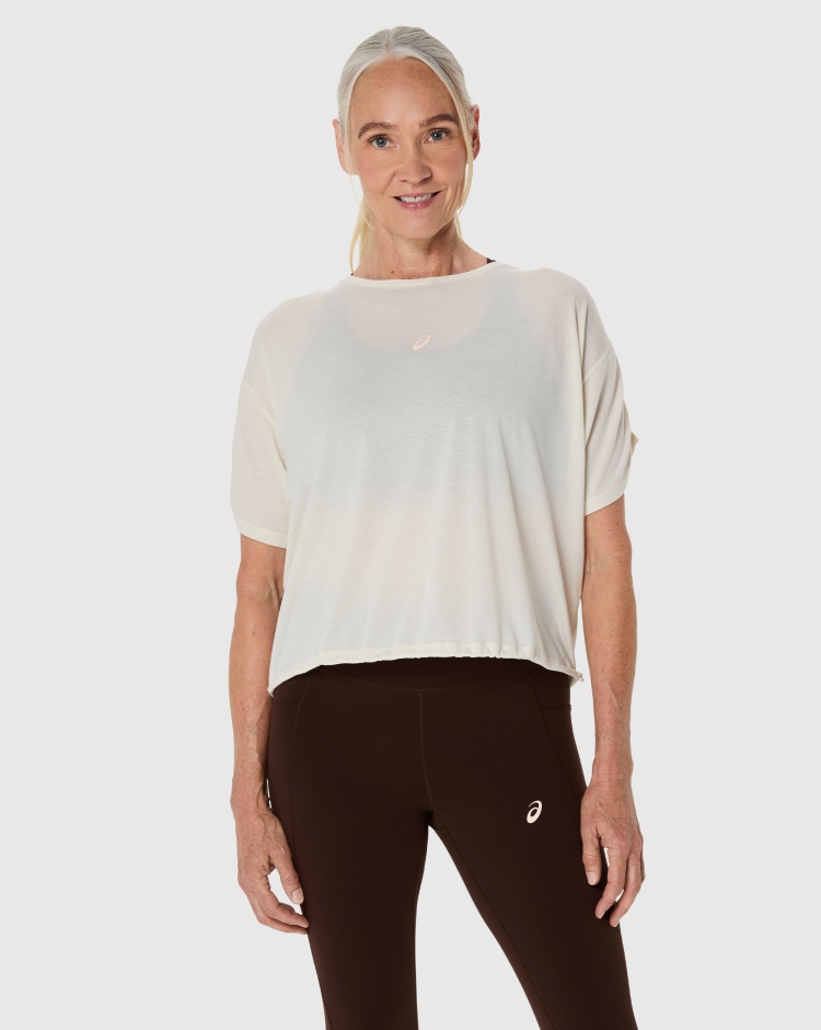 T-Shirt Nagino Run Adjustable Grigio Donna