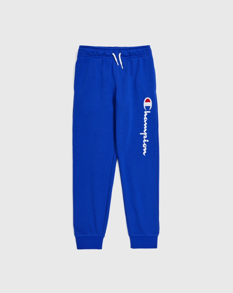 Champion Pantaloni Joggers Icons Con Polsino Blu Bambino