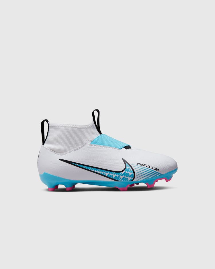Nike Zoom Mercurial Superfly 9 Academy Fg/MG Bianco Bambino