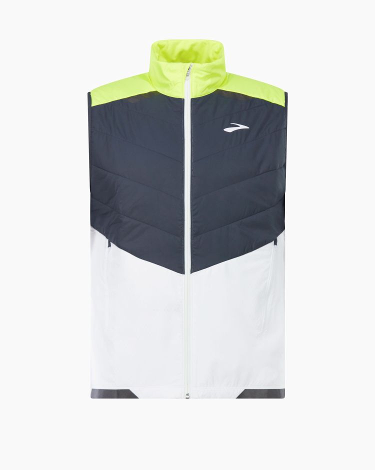 Brooks Run Visible Insulated Vest Bianco Uomo