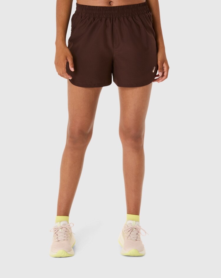 Short Nagino Run Adjustable 4 pollici Marrone Donna