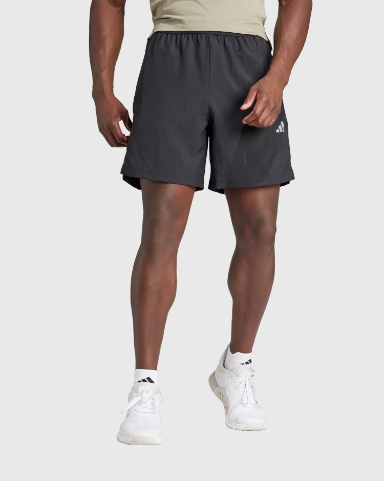 Adidas Short da allenamento Gym+ Woven Nero Uomo
