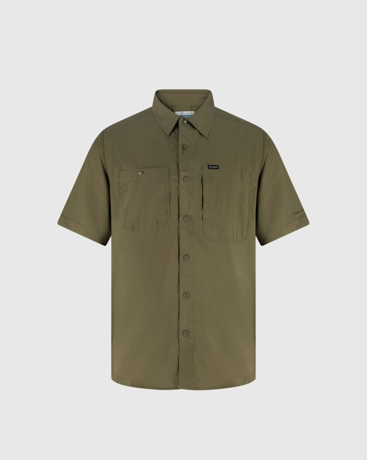 Columbia Camicia a maniche corte Silver Ridge Utility Lite Verde Uomo