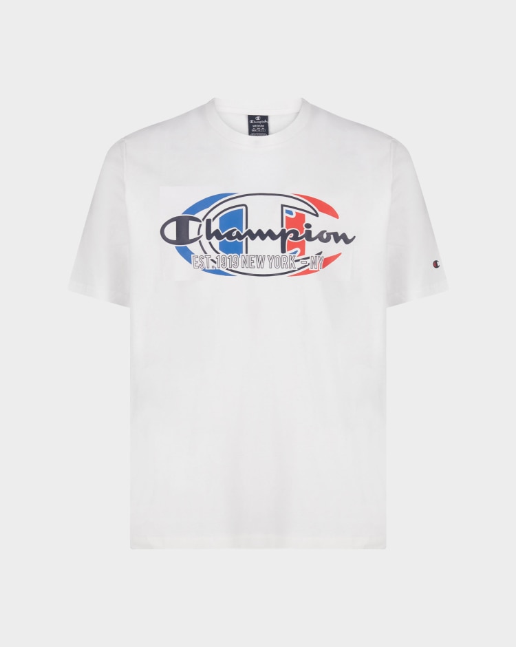 Champion T-Shirt Graphic Gallery Bianco Uomo