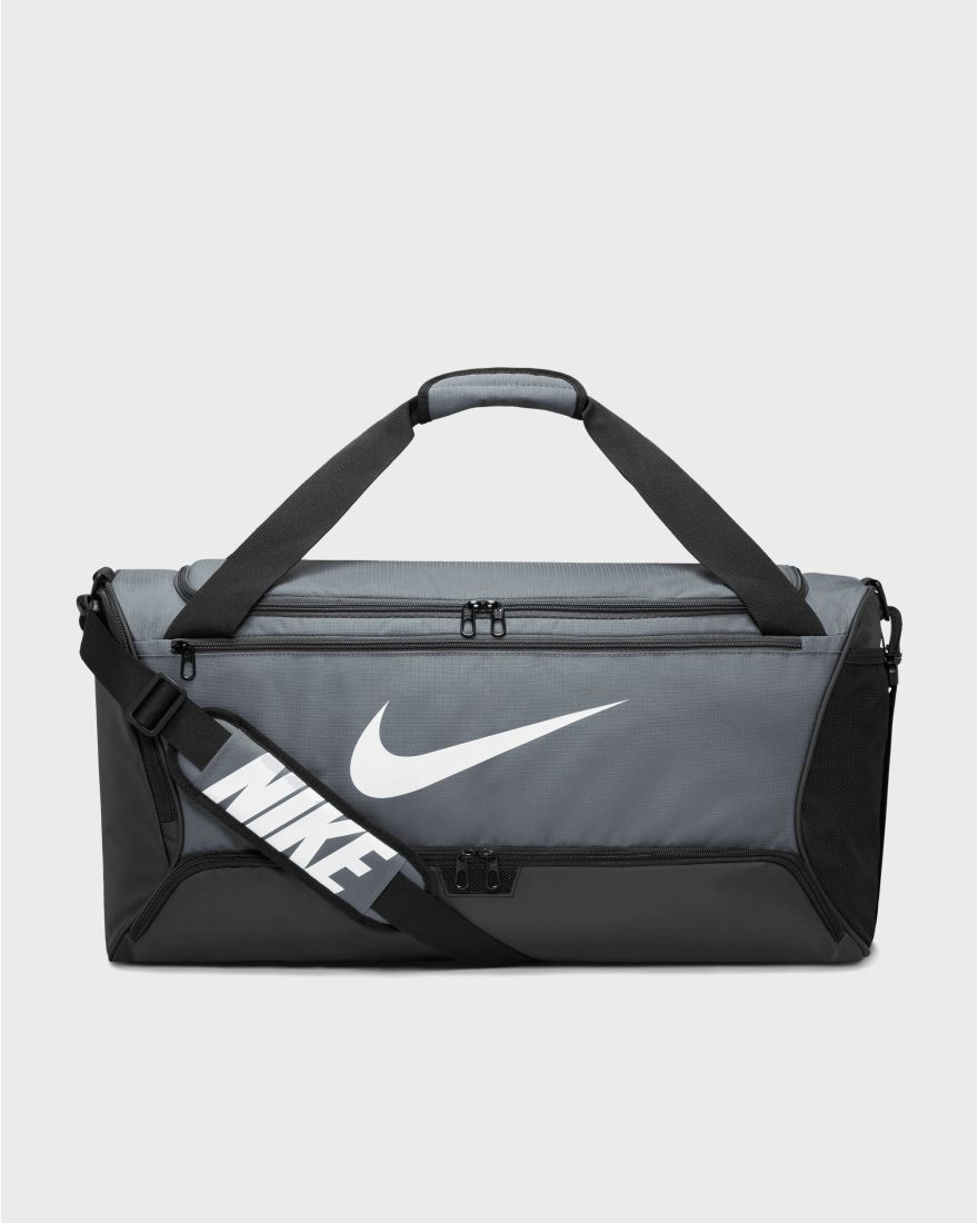 Nike Borsone Medio Brasilia 60 Litri Grigio Unisex Adulto Grigio