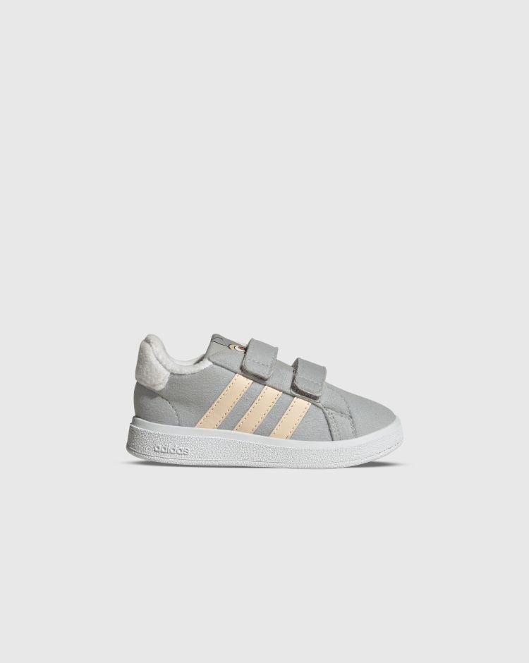 Adidas Grand Court Thumper Grigio Bambina