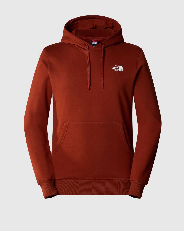 The North Face Felpa Con Cappuccio Seasonal Graphic Marrone Uomo