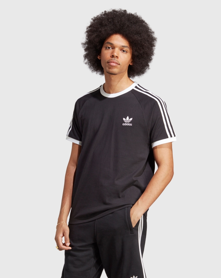 Adidas Originals T-Shirt adicolor Classics 3-Stripes Nero Uomo