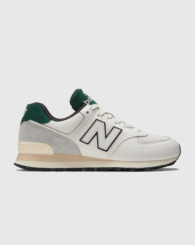New Balance 574 Run It Back Bianco Verde Uomo