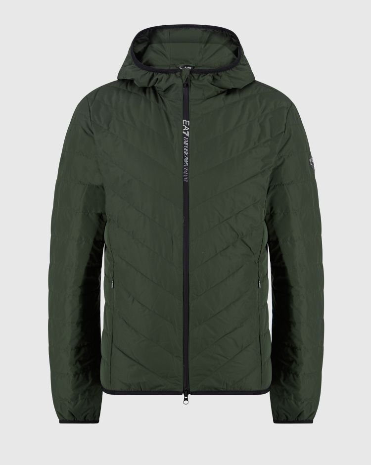 Emporio Armani EA7 Giacca Piumino Preium Shield Verde Uomo