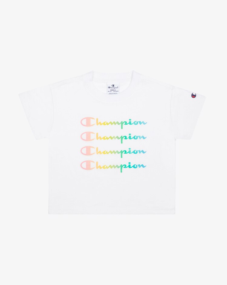 Champion T-shirt con stampa logo Bambina