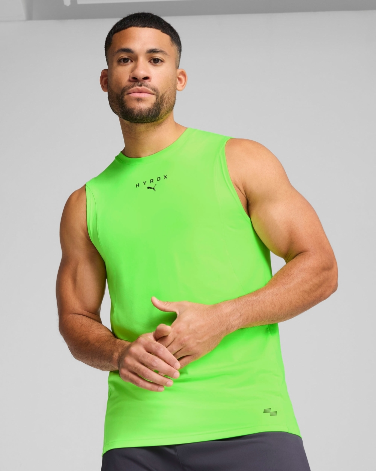 Canotta Hyrox Cloudspun Verde Uomo