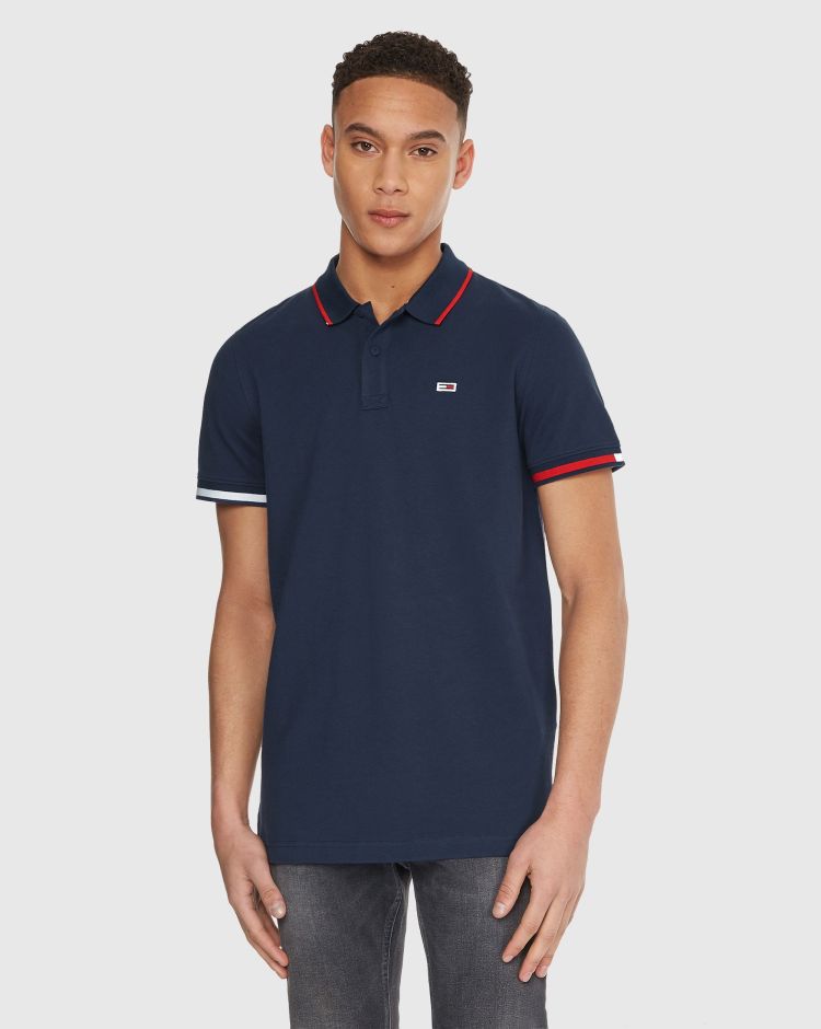Tommy Hilfiger Polo Flag Blu Uomo