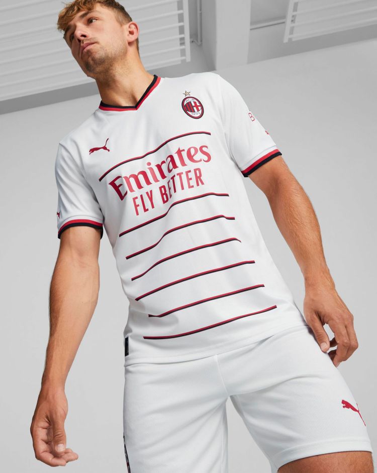Puma AC Milan Away Jersey Replica 2022/2023 Bianco Uomo