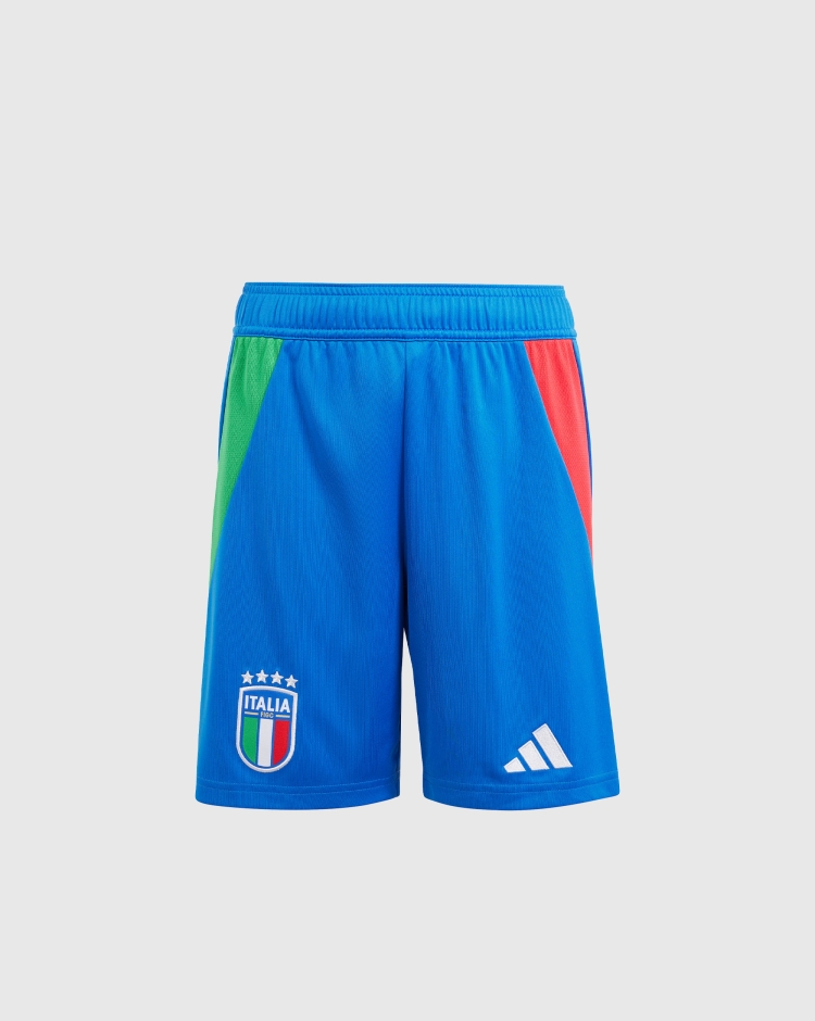 Adidas Pantaloncino Away Italia 2024 Azzurri Bambino