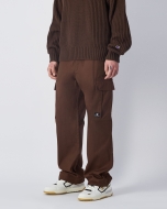Pantaloni Cargo in cotone Marrone Uomo