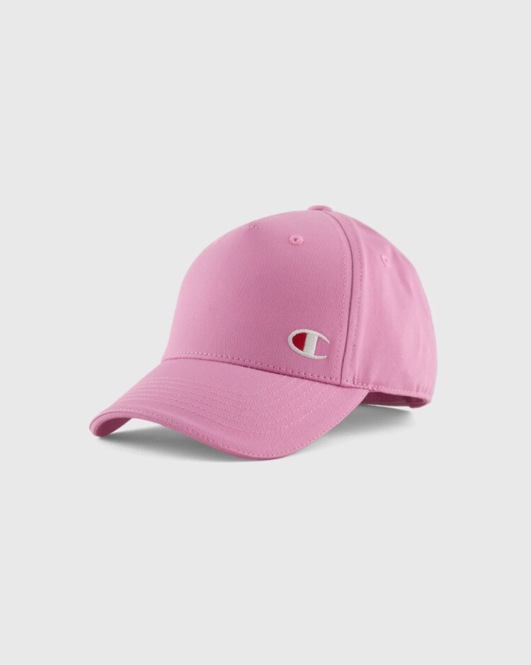 Champion Cappellino C-Logo Rosa Bambino