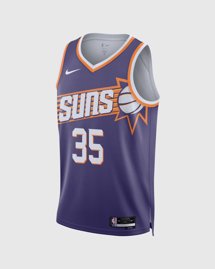 Nike NBA Canotta Phoenix Suns 2023/2024 Icon Edition - Booker Viola Uomo