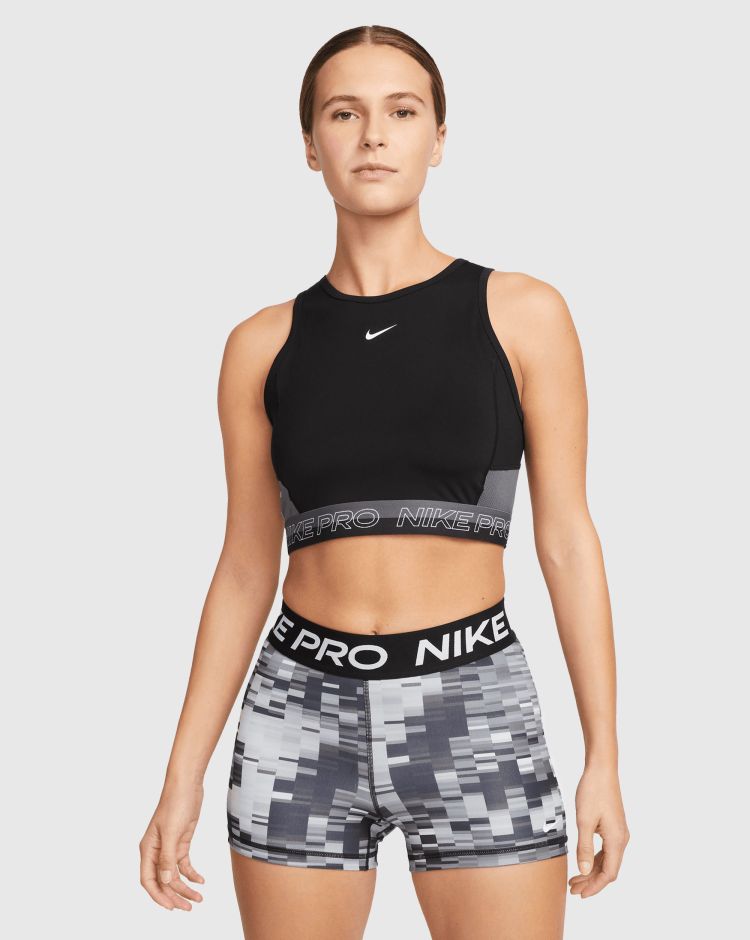 Nike Canotta corta da training Dri-FIT Nero Donna
