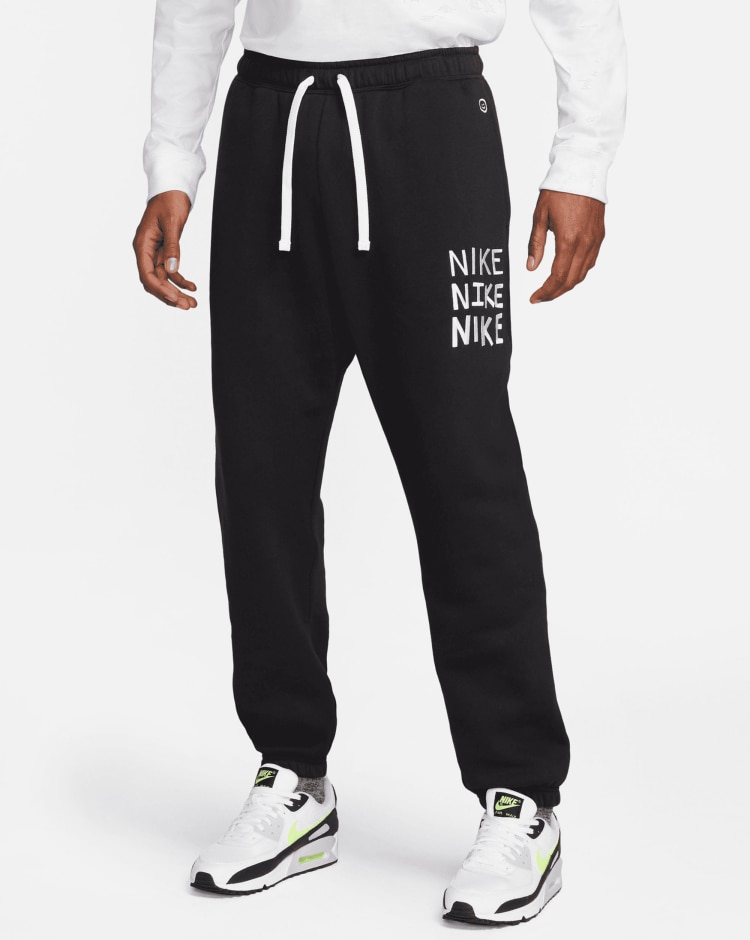 Nike Jogger Con Coulisse e Tasche Nero Uomo
