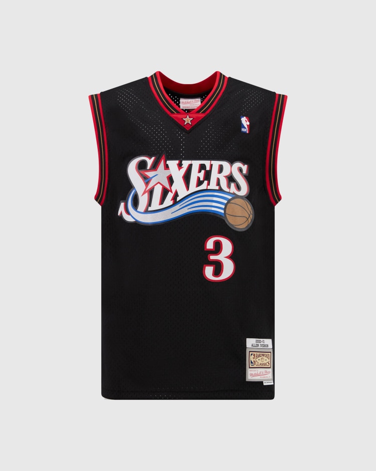 Mitchell&Ness Canotta Philadelphia 76Ers Allen Iverson 00-01 Nero Uomo