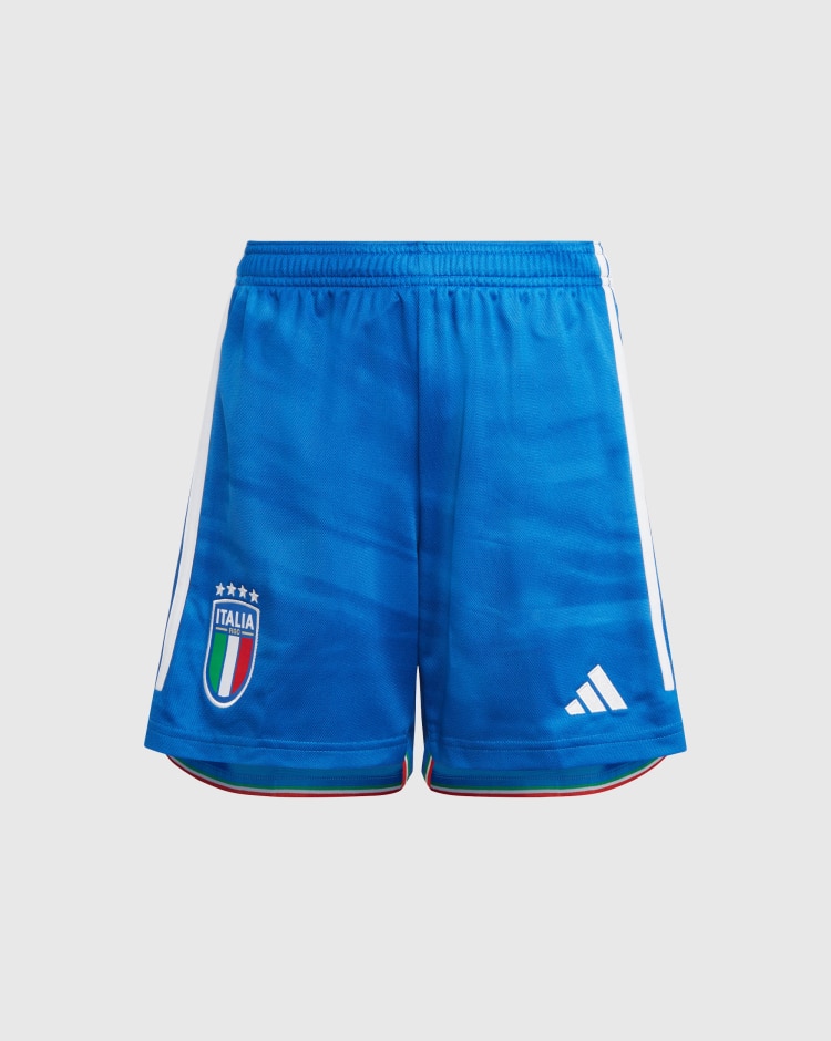 Adidas Italia 23 Short Home Blu Bambino