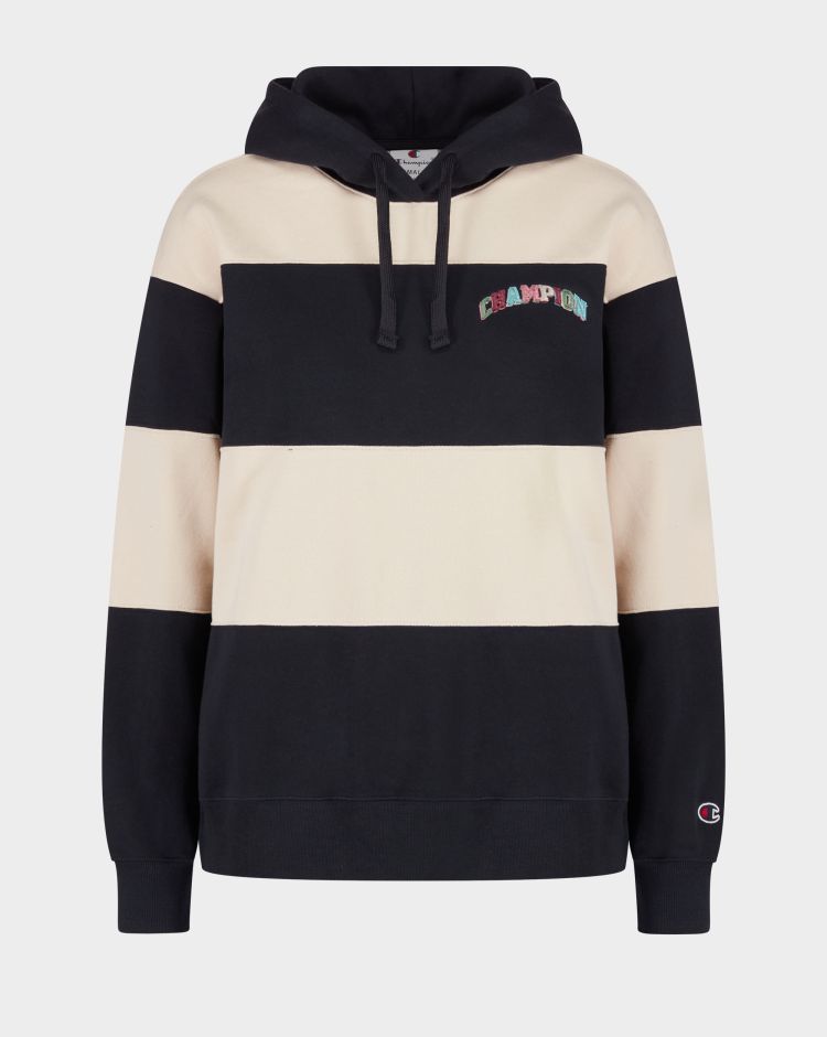 Champion Felpa Con Cappuccio College of Colors Blu Donna
