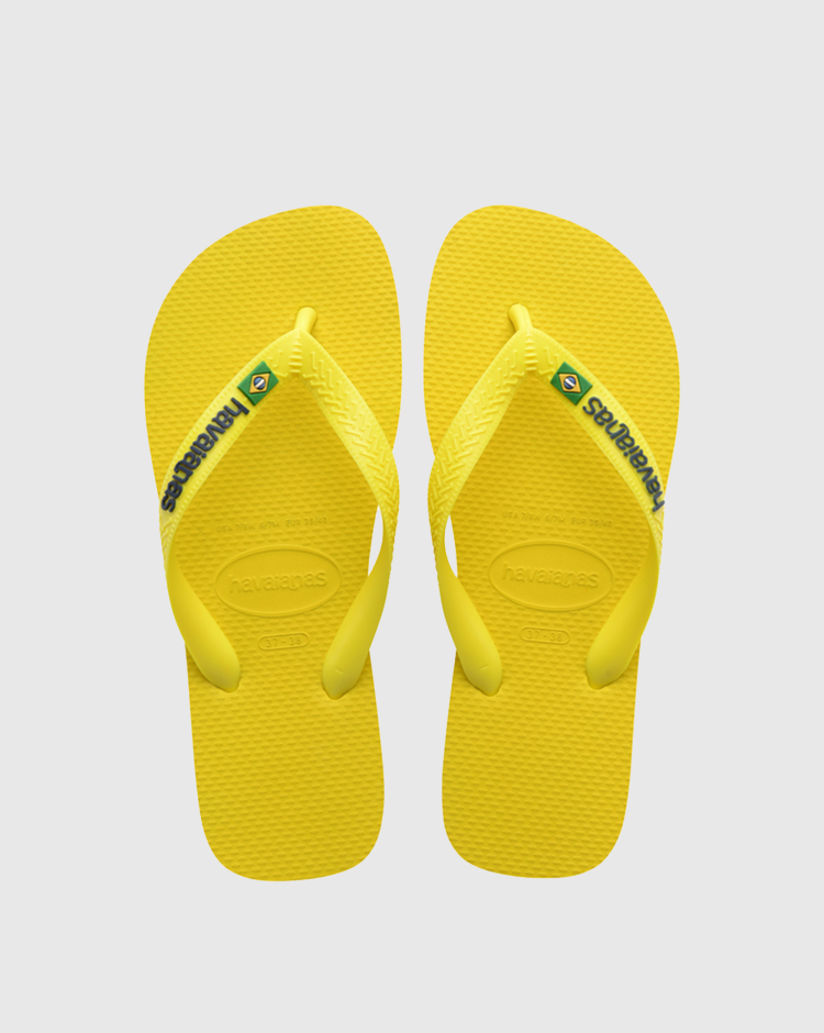 Havaianas Infradito Brasil Logo Giallo Donna