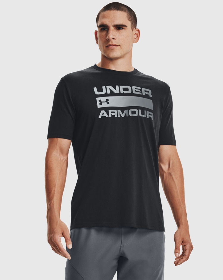 Under Armour T-Shirt Team Issue Wordmark Nero Uomo