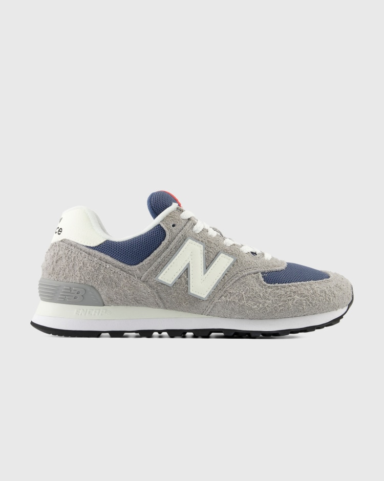 New Balance 574 Suede Grigio Uomo