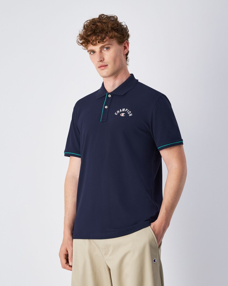 Polo Essential Blu Uomo