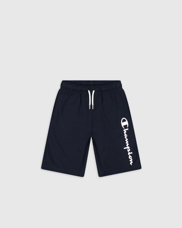 Champion Shorts Leggeri Con Logo Champion - Bambino Blu Bambino