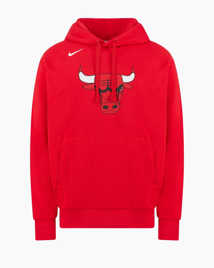 Nike NBA Felpa Con Cappuccio Chicago Bulls Rosso Uomo